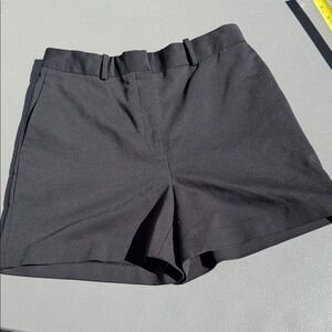 Aritzia Babaton Size 10 NWOT ddaisyttaylor pleated black shorts with pockets